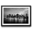 Tableau déco Manhattan by Night Épicéa / Plexiglas - Noir / Blanc