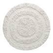 Laagpolig vloerkleed Eligia katoen/polyester - wit