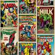 Fotomurale Marvel Action Heroes Tessuto non tessuto - Multicolore