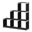 Scaffale Waledas Nero / Grigio