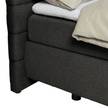 Boxspringbett Soft Lines Box Stoff TBO: 9 anthrazite - 180 x 200cm - H3