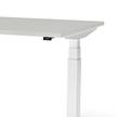 Bureau Emodel 2.0 Hauteur réglable électriquement - Blanc / Gris - Largeur : 120 cm - Réglable en hauteur
