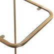 Beistelltisch Sabugal Glas / Metall - Gold