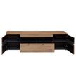 TV-Lowboard Moosic Eiche Artisan Dekor / Graphit