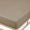 Feinjersey Spannbettuch 0077144 Baumwolle Jersey - Taupe - 180-200 x 200 cm