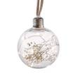 LED-Lichterkette BULB LIGHTS III Glas / Jute - 64-flammig