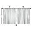 Tenda Tropici I (set da 2) Poliestere - Cocco / Blu - 140 x 175 cm
