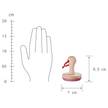 Ausstechform BISCUIT Rentier Akazie - Rosa