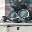 Tasse HILDA Steingut - Dunkelblau
