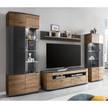 Credenza con vetrina Intento II Effetto quercia Artisan / Antracite
