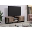 Mobile TV Emile Effetto rovere color tabacco / Nero