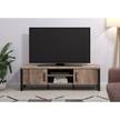 Mobile TV Emile Effetto rovere color tabacco / Nero