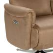 Relaxsessel Gandia Microfaser / Eisen - Nougat / Chrom