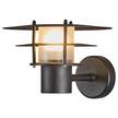 Wandlamp Bastia staal - 1 lichtbron - zwart - Zwart