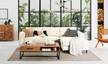 Ecksofa FORT DODGE Cordstoff Poppy: Beige  - Longchair davorstehend rechts - Mit Schlaffunktion