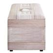 Panca con contenitore Glenfield MDF / Similpelle - Beige