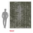 Fotomurale Fading Forest Tessuto non tessuto - Marrone / Bianco / Rosso - 200 x 250 cm