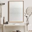 Wandbild Streifen MDF - 50 x 70 cm