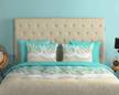 Copripiumino e federa Beach Cotone - Multicolore / Turchese - 200 x 240 cm - 200 x 240 cm