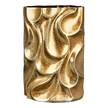 Vaas Reliëf keramiek - goudkleurig - Goud