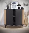 Kast Husby antracietkleurig/Artisan eikenhouten look