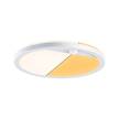 Plafondlamp Lamina Rond polycarbonaat - wit - 1 lichtbron - Wit