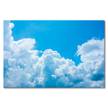 Afbeelding Clouds massief sparrenhout/textielmix - 80 x 120 cm