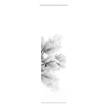 Schuifgordijn Kessi geweven stof - 60 x 245 cm - Grijs - Set van 1