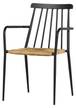 Gartenstuhl Evira Schwarz 4er Set