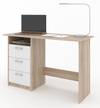 Schreibtisch „Meiko“ Weiß/Sonoma Weiß - Holz teilmassiv - 120 x 50 x 50 cm