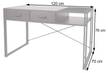 Schreibtisch HWC-H91 Buche Dekor