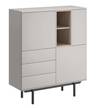 Highboard Laramie Highboard Laramie Grau / Jackson Hickory