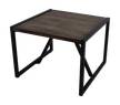 HSM Collection Table basse Noir - Bois massif - 60 x 45 x 60 cm