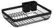 Abtropfgestell MAYAJ, 43 x 32 cm Schwarz - Metall - 32 x 14 x 43 cm
