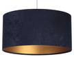Hängelampe SELENA Blau - Metall - Textil - 50 x 25 x 50 cm