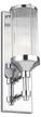 Wandlampe ERVA Glas - Metall - 12 x 38 x 13 cm