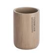 Accessoire-Set Palo (2-teilig) Polyresin / Bambus massiv - Taupe / Bambus