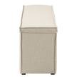 Betttruhe KINX Webstoff - Stoff KINX: Beige