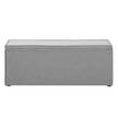 Bout de lit Kinx Tissu KINX : Gris