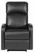 LEX Relax Sessel SVITA LEX Relaxsessel Kunstleder Schwarz - Schwarz