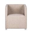 Cocktailsessel Carmen Strukturstoff Beige
