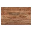 Tavolino Amla Acacia legno massello / metallo, acacia, antracite