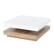 Table basse Emblaze Blanc brillant / Imitation chêne Sonoma