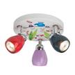 Plafonnier Birds Métal Multicolore 3 ampoules