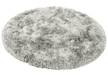 Hochflorteppich rund Grau - 150 x 150 cm