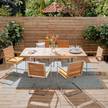 Essgruppe TEAKLINE 7-teilig Kombi B Plus Teak massiv / Edelstahl