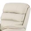 Fauteuil TV Charly Imitation cuir - Crème