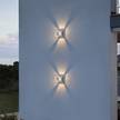 LED-Außenwandleuchte Pescara Shape II Aluminium - 1-flammig