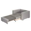 Schlafsessel Latina Basic Webstoff - Stoff Doran: Grau