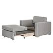 Schlafsessel Latina Basic Webstoff - Stoff Doran: Grau